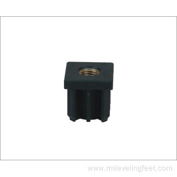 Plastic threaded tube end tube inserts for machine